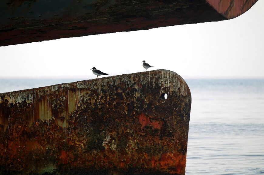 The tanker, used as a storage platform since the 1980s, is moored close to Yemen's lifeline port of Hodeida