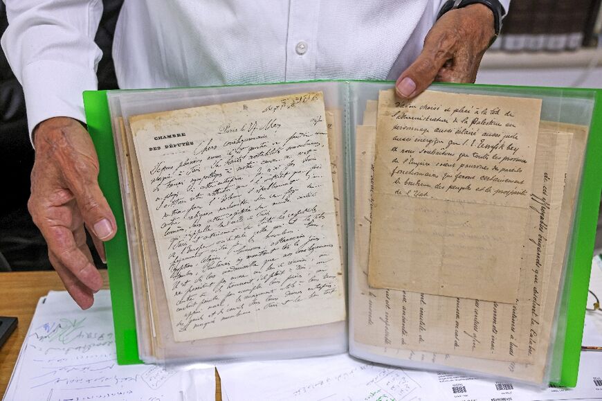 The Khalidi library holds documents including a letter written by a consul for the Ottoman Empire