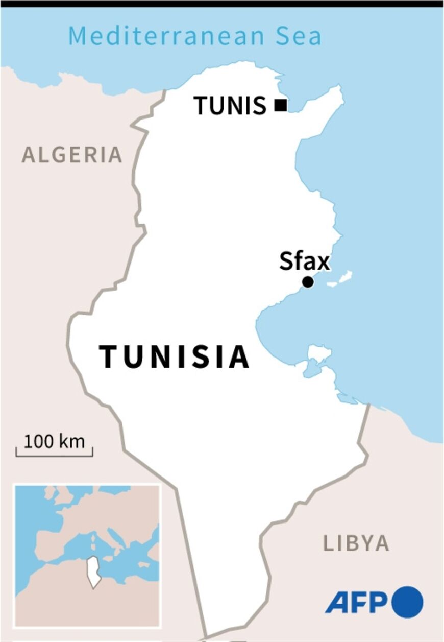 Map of Tunisia