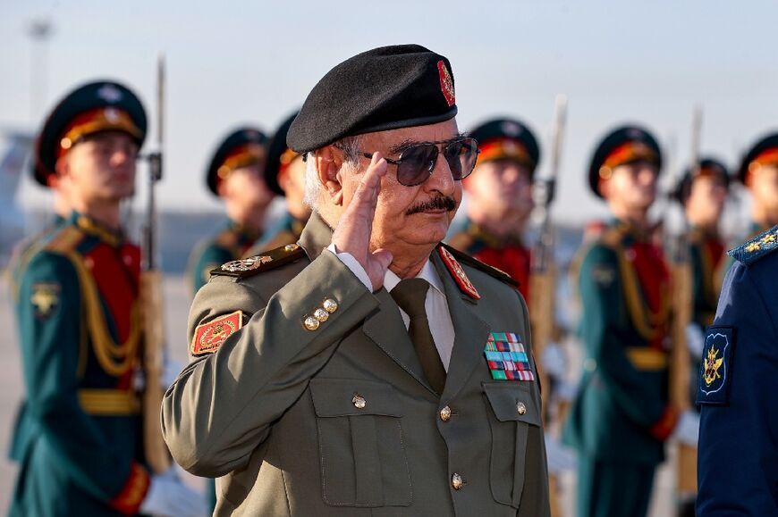 Libyan strongman Khalifa Haftar visited Moscow on September 26, 2023