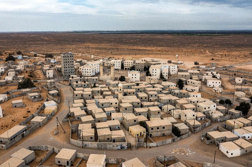 Seen here in January, the Tze'elim urban warfare training facility in Israel's Negev desert simulates the conditions troops are likely to face in the densely populated Gaza Strip