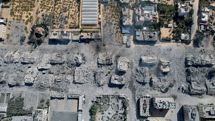 'Where will we go?' wondered residents of Al-Zahra in central Gaza after their homes were levelled by an Israeli bombardment 