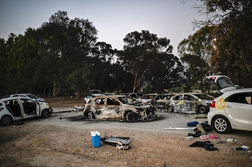 Abandoned cars riddled with bullet holes or torched still litter the landscape of southern Israel