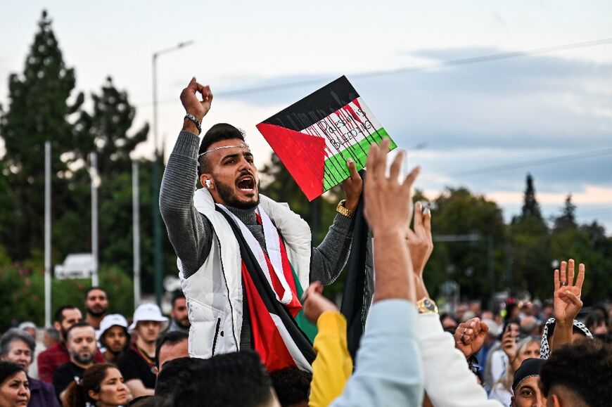 Most protests on the Israel-Hamas war in Greece since October 7 have been pro-Palestinian
