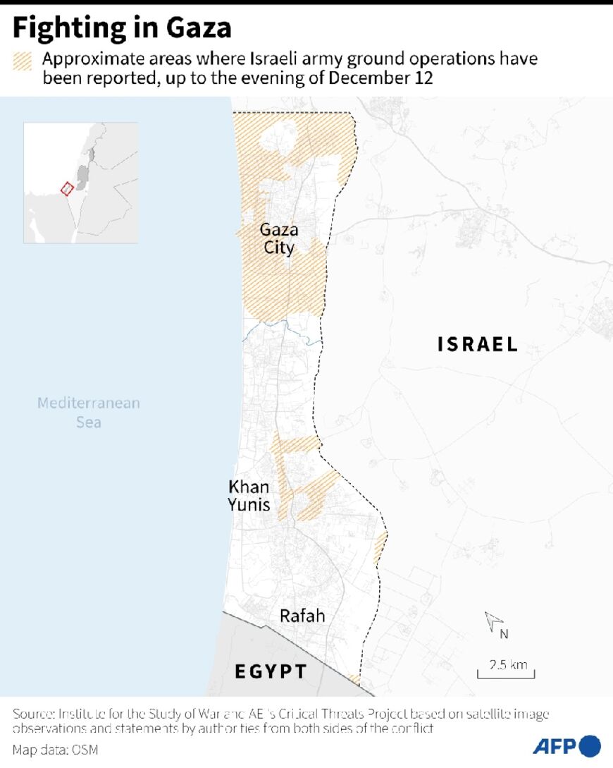 Fighting in Gaza 