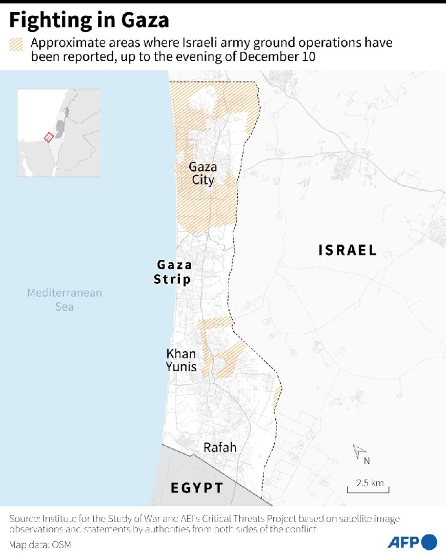 Fighting in Gaza 