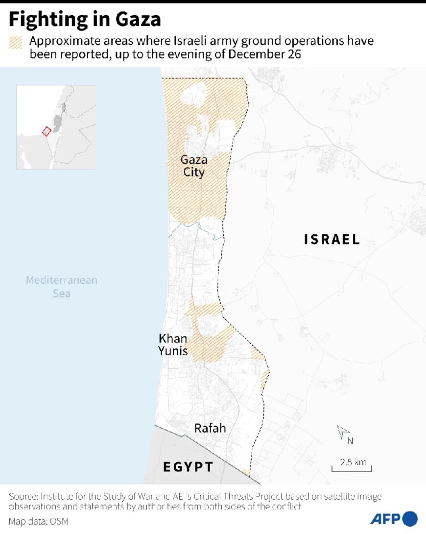 Fighting in Gaza 