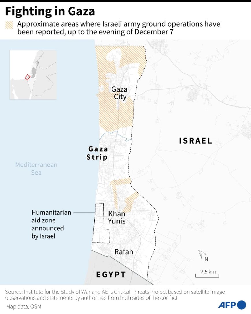 Fighting in Gaza 