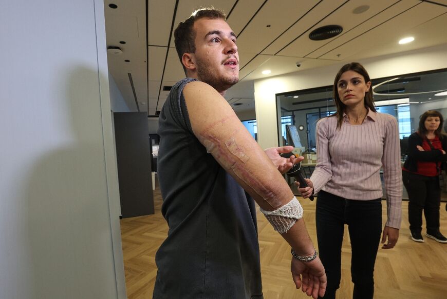 Tomer Zadik recounts being injured during the October 7 Hamas attack 