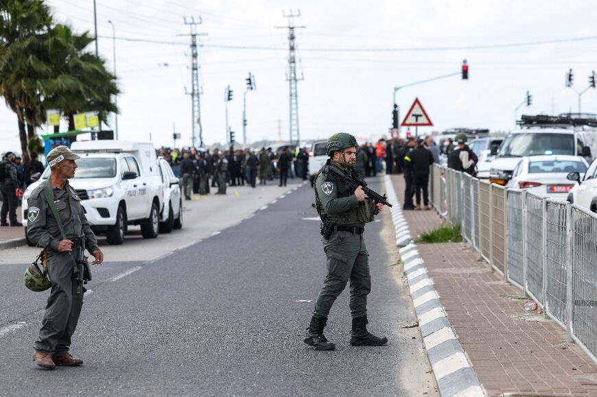 Several were killed when a gunman opened fire at a bus stop in southern Gaza 