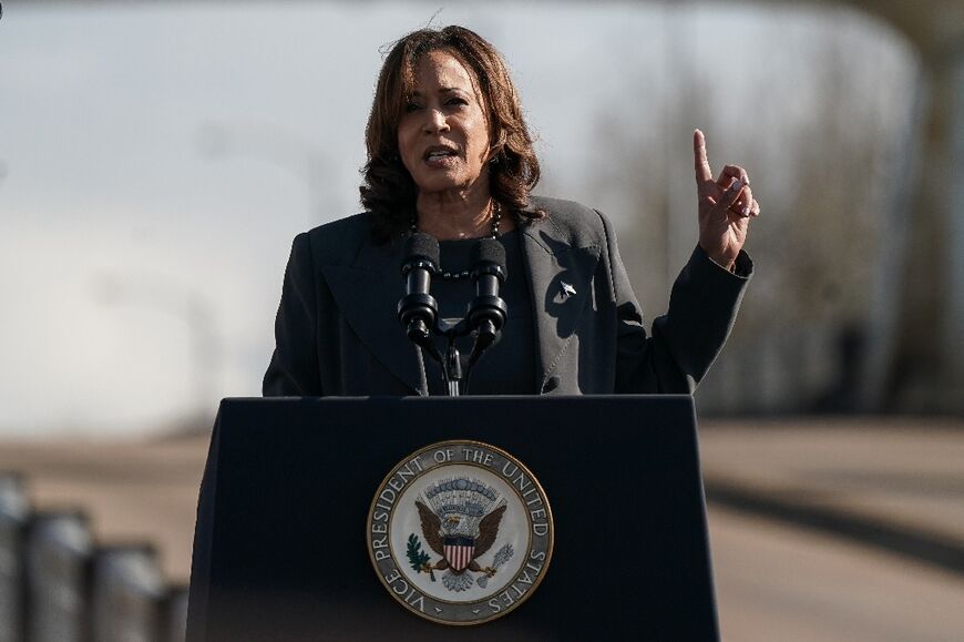 Taking an unusually sharp tone, US Vice President Kamala Harris demanded ally Israel increase aid to Gaza