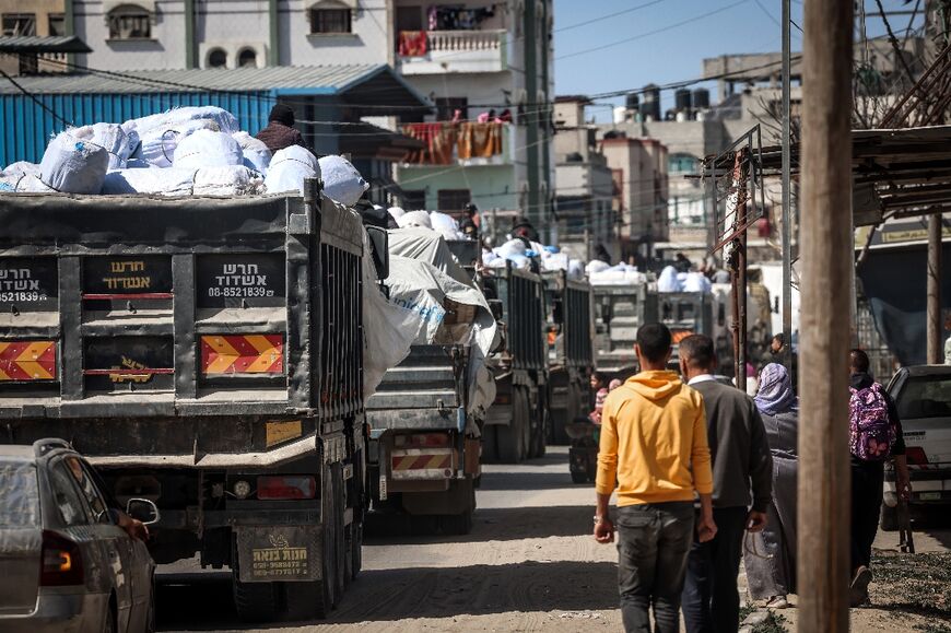 Most aid bound for Gaza's north must come from the south on trips complicated by destruction and fighting