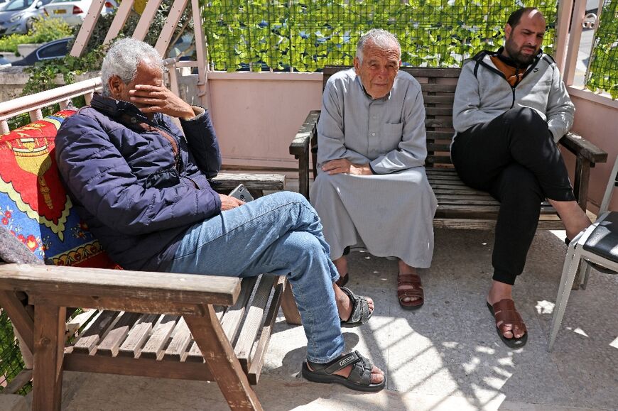 These men from Gaza are among those treated at the Augusta Victoria Hospital in Israeli-annexed east Jerusalem