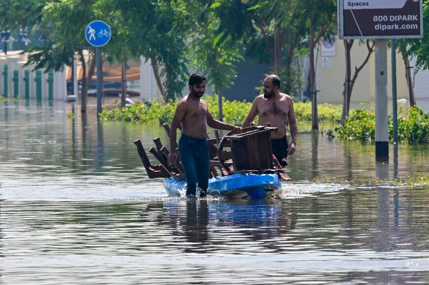 Many homes were flooded in the disaster and there were widespread power outages