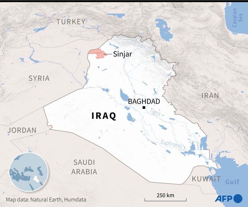 Sinjar district in Iraq