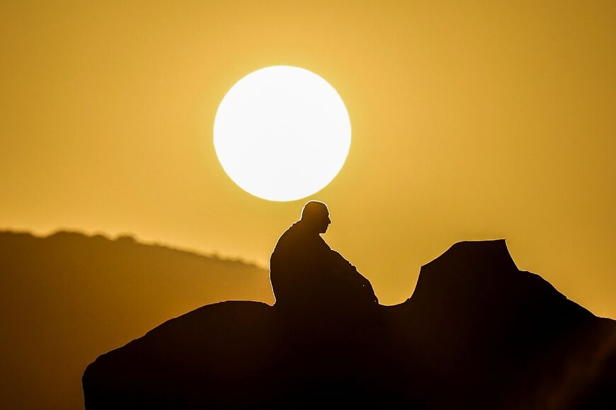 The pilgrimage's high-point is prayers on Mount Arafat