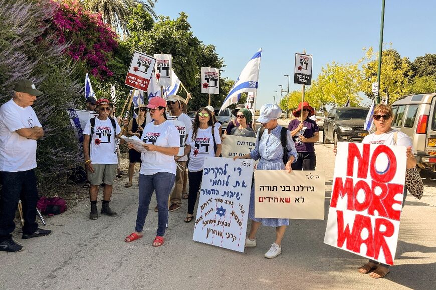 'The beginning of the war was right, but not anymore,' said a 58-year-old protester