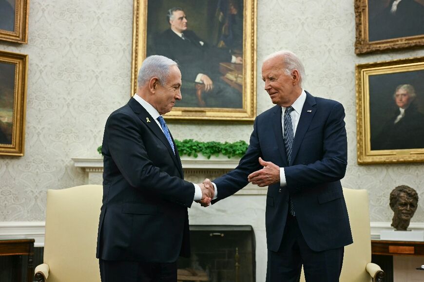 US President Joe Biden welcomes Israeli Prime Minister Benjamin Netanyahu for talks at the White House