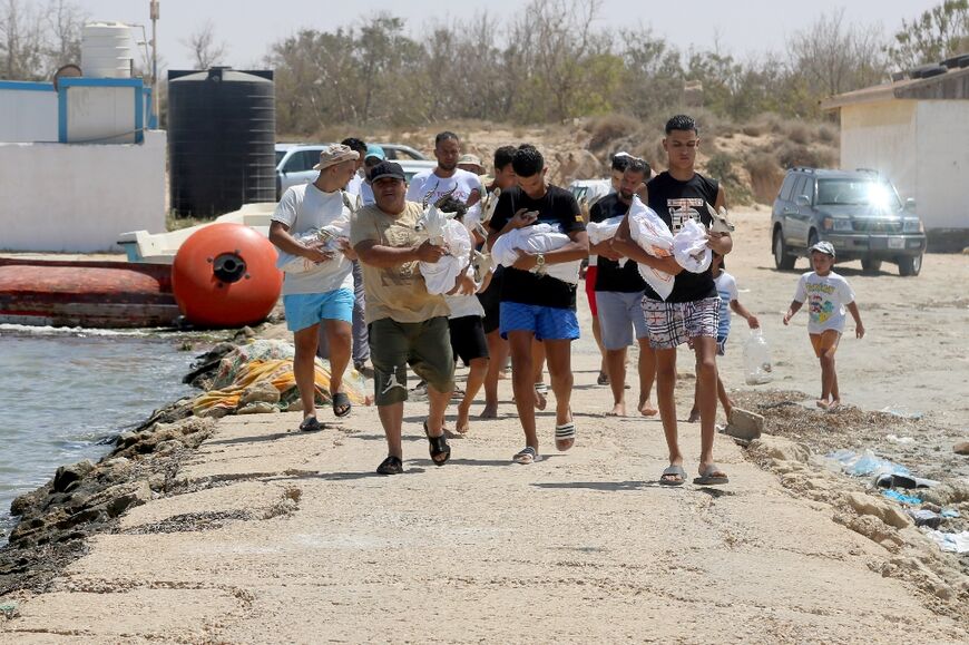 Activists have long warned that coastal erosion and rising water levels are among climate-driven threats Farwa island faces