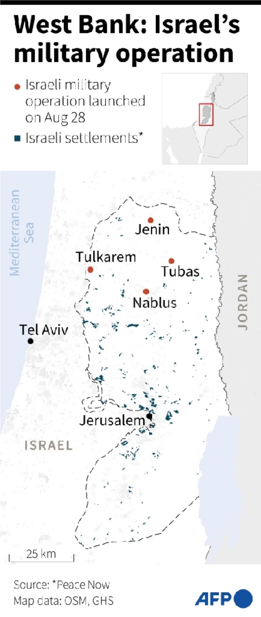 West Bank: Israel's military operation