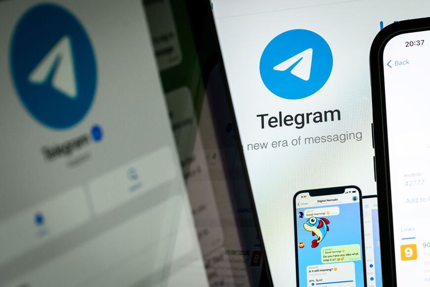 LONDON, ENGLAND - AUGUST 26: In this photo illustration, the Telegram logo is displayed on a number of screens on August 26, 2024 in London, England. Pavel Durov, the Russian-born founder and CEO of Telegram, was arrested at Le Bourget airport near Paris on Saturday evening. The arrest is reportedly part of an ongoing investigation by French authorities into Telegram's lack of moderation. The operation was carried out by France's OFMIN, an agency focused on preventing violence against minors, fraud, drug tr