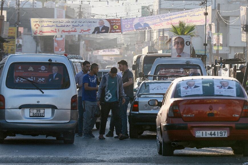 The Gaza war has overshadowed the run-up to polling day in Jordan where roughly half of the population is of Palestinian origin