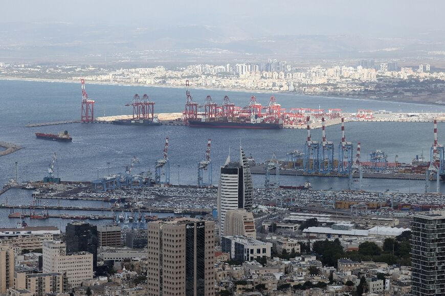 Israel's third-largest city Haifa is about 30 kilometres from the border with Lebanon