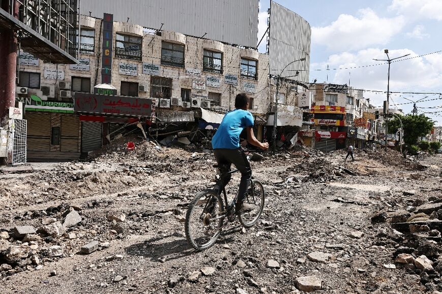 Paved roads in the northern West Bank have been overturned by Israeli bulldozers looking for explosives, leaving behind a trail of destruction