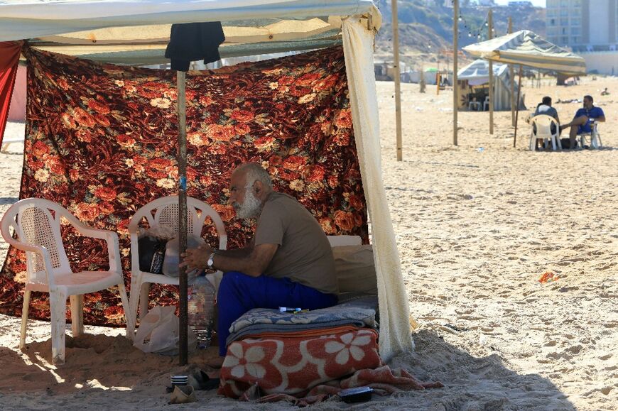 Fleeing Israeli bombardment, some in Lebanon found temporary shelter on a Beirut beach