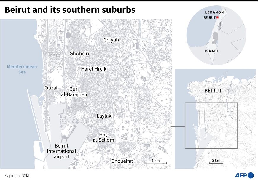 Beirut and its southern suburbs