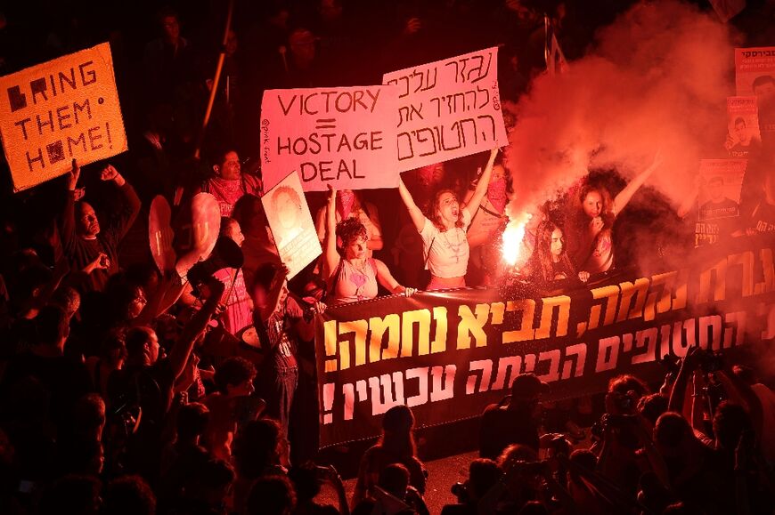 Israelis have staged regular protests calling for a deal to bring home hostages still held in Gaza