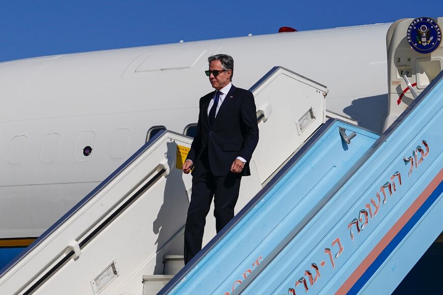 US Secretary of State Antony Blinken arrives in Israel in his latest push for a ceasefire in Gaza