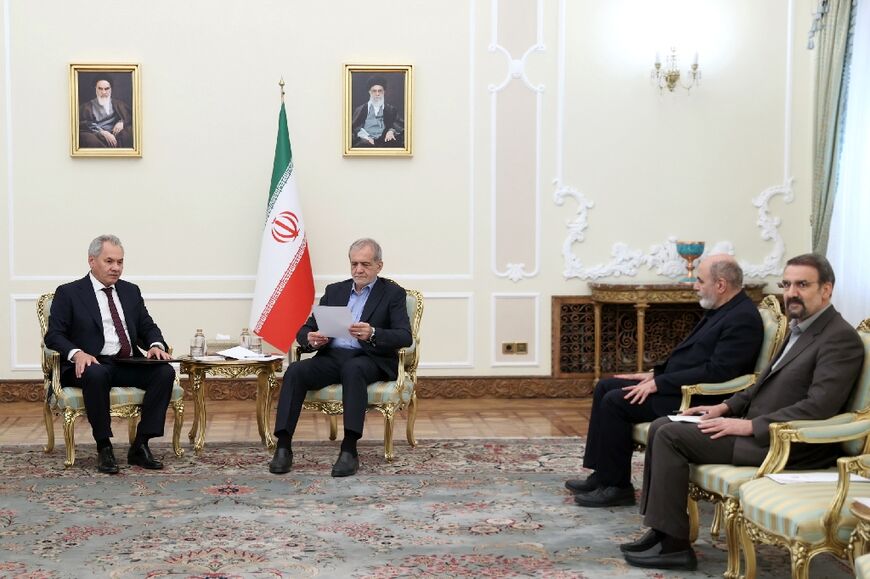 Putin's national security chief Sergei Shoigu visited Tehran to ease tensions