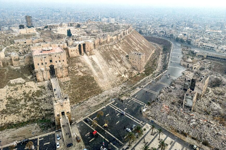 The medieval citadel that dominates Aleppo's old city once brought in tourists from around the world