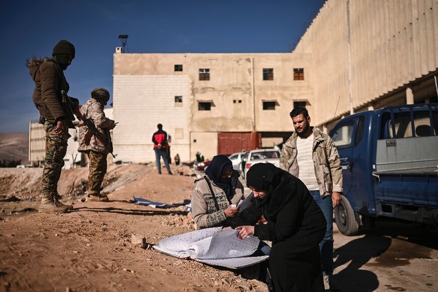 Former rebel fighters have now replaced Assad government guards at Saydnaya prison, allowing relatives to scan abandoned records for news of missing detainees 