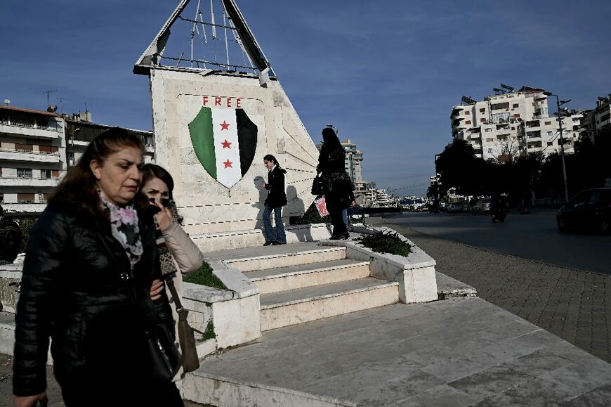 Just days ago in Syria, the sight of the independence-era flag out in the open would have been unimaginable