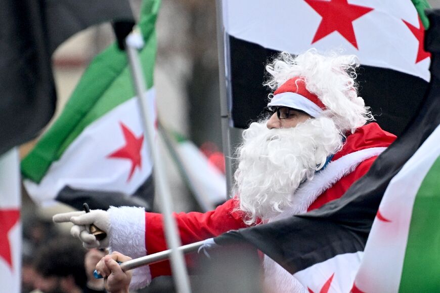 Thousands of Syrians in Berlin celebrated the fall of the Assad regime