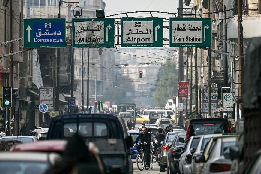 Traffic is starting to pick up in Aleppo