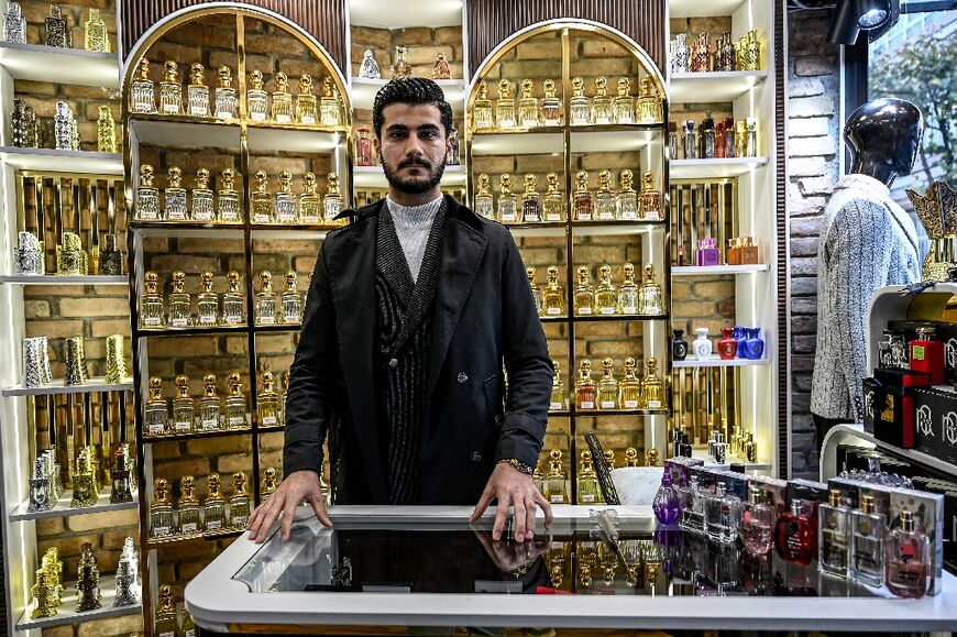 Shopkeeper Muhamed Naes, 20, arrived in Turkey when he was eight and is keen to return to Syria