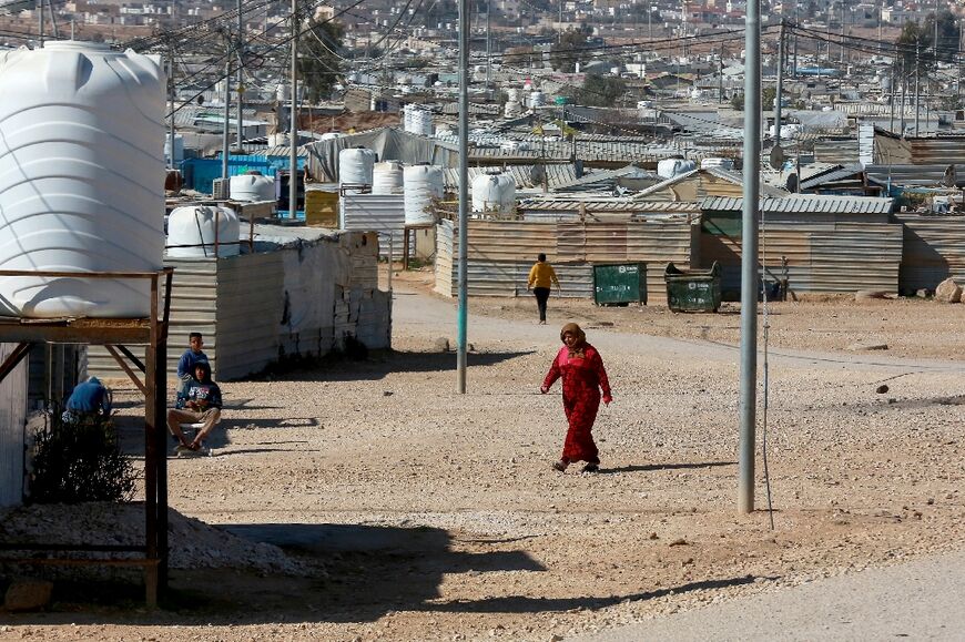 The camp at one point held 140,000 people