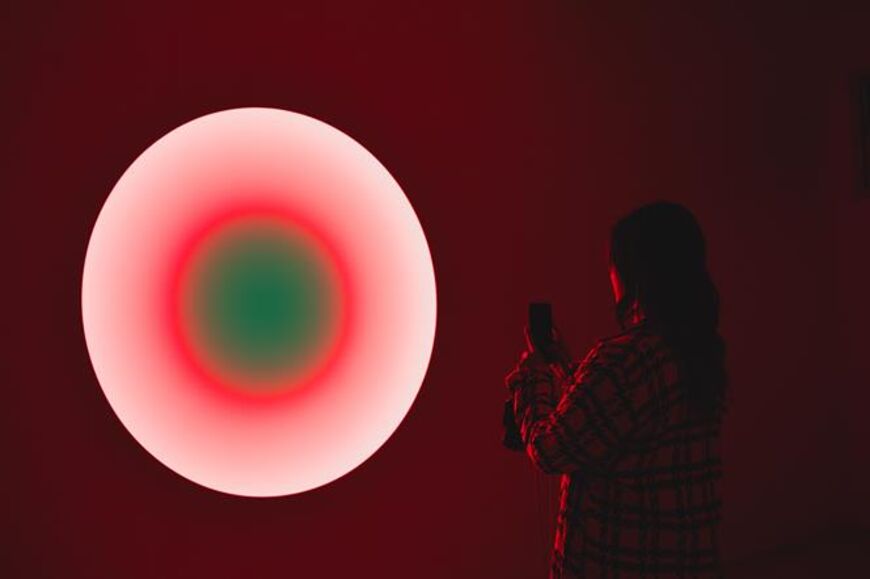 An installation view of Jubilee (2021) by James Turrell. A Royal Commission for AlUla Contemporary Art collection © James Turrell. (Courtesy of the Royal Commission for AlUla)