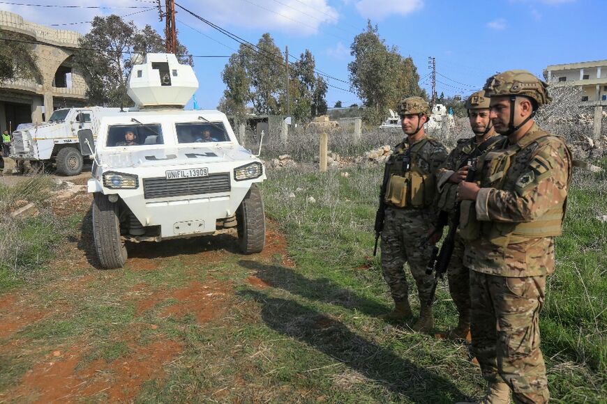 Lebanese army and UNIFIL peacekeepers deploy in Mais al-Jabal, southern Lebanon