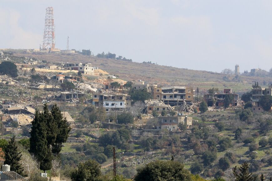 Parts of Hula, in south Lebanon near the Israeli border, were left in ruins after months of war