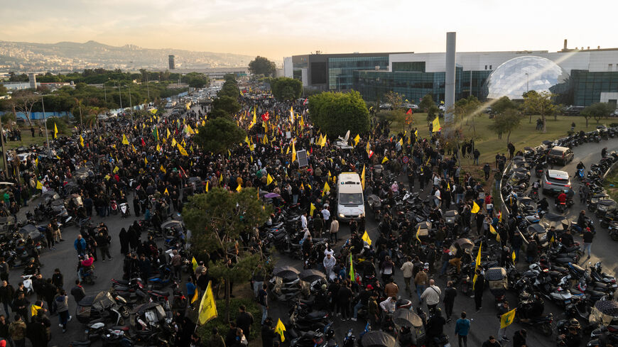 Beirut airport protest