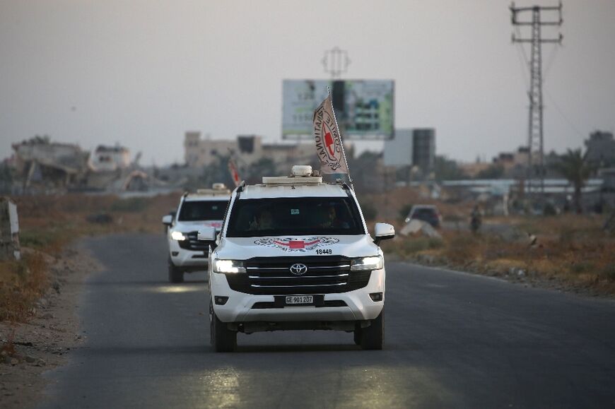 Alexander was handed to the Red Cross before being transferred to the Israeli military