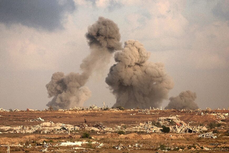 The spokesperson for Gaza's civil defence agency reported strikes in several neighbourhoods of Gaza City