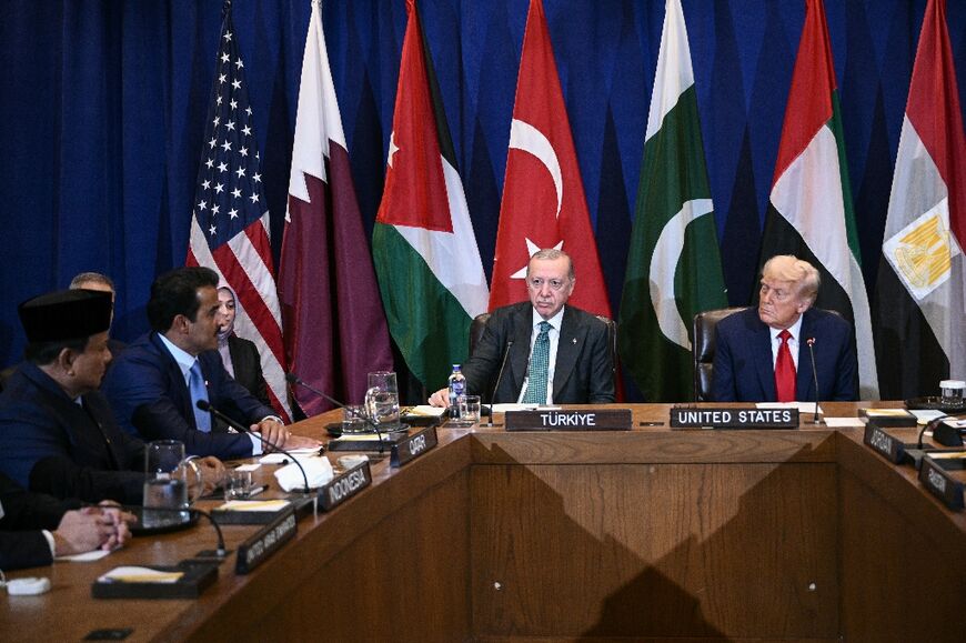 Trump met Arab and Muslim leaders at the United Nations in September, 2025 to discuss his Gaza plan 