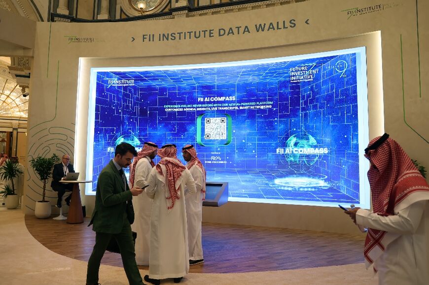 Artificial intelligence was on the agenda at the  Future Investment Initiative Conference in Riyadh