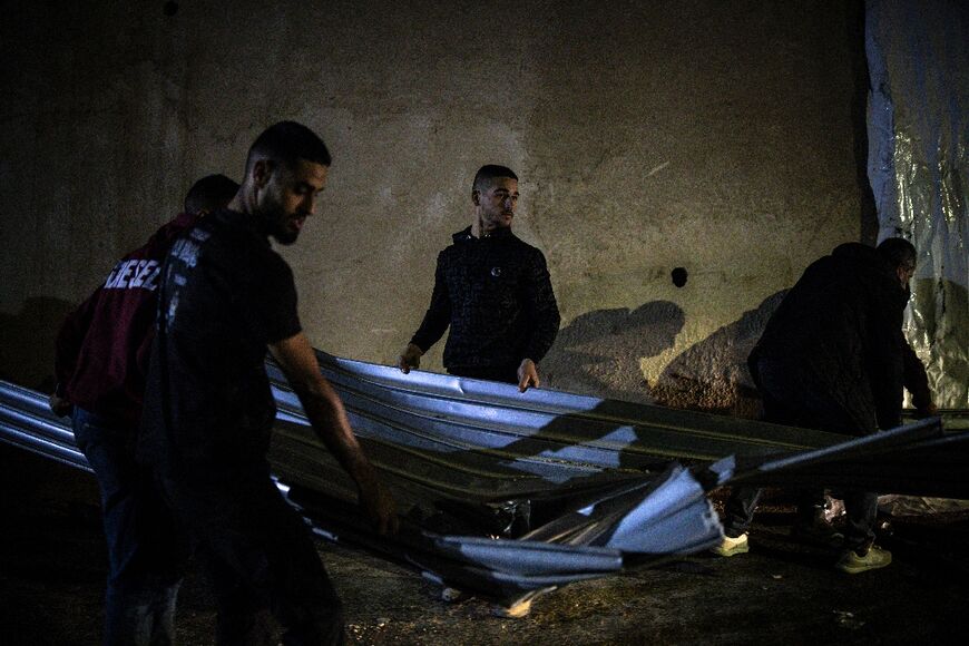 People helped to clear the site afterwards