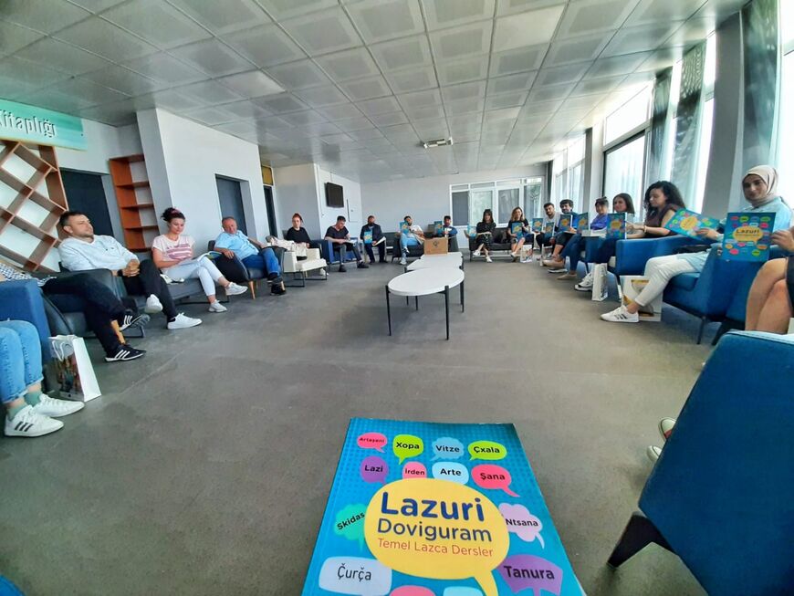 During the Laz language education for teachers, 2022